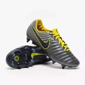 Nike Tiempo Legend 7 Elite SG PRO ‘Grey Opti Yellow’ Cleats AR4387-008 M…